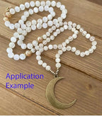 20pcs Adabele Brushed Raw Brass Moon Component Earring Findings 22mm (0.87 inch) Pendant No Plated/Coated for Jewelry Craft Making CF-C1 - size: Moon (22mm)