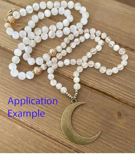 20pcs Adabele Brushed Raw Brass Moon Component Earring Findings 22mm (0.87 inch) Pendant No Plated/Coated for Jewelry Craft Making CF-C1 - size: Moon (22mm)