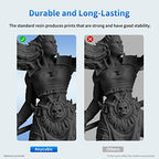 ANYCUBIC 3D Printer Resin, 405nm SLA UV-Curing Resin with High Precision and Quick Curing & Excellent Fluidity for LCD 3D Printing (Black, 1kg) - color: Black, size: 1kg