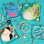 Original Squishmallows Bracelet Kits, 3-Pack Bundle - style: Cam, Wendy and Boyle