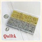 4600 Pcs Jump Rings for Jewelry Making Kit Gold & Silver, Open Rings with Opener Tools for Earrings, Keychains, Bracelet & Necklace Repair Supplies - color: 4600Pcs Silver