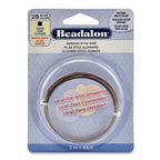 Beadalon German Style Wrapping Wire, Square, Antique Brass Color, 20 Gauge, 2 m / 6.5 ft - color: Antique Brass, size: 20 gauge/.032 In-2 m/6.5 ft