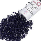 Miyuki Delica Seed Beads – Size 11/0 (1.6 mm), DB2144, Duracoat Cobalt Opaque Dyed, 7.2 g, Approx. 1440 Beads, Made in Japan - color: DB2144 - Duracoat Cobalt Opaque Dyed