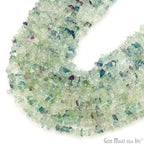GM GemMartUSA Flourite Natural Raw Chip Beads Strands | Semi-Precious | AAA+ Quality 1 Strand 34” | DIY Bracelet Jewelry Making, Healing Crystal Craft| 4-6mm - Green-Color Gemstones (CHFL-70001) - color: Flourite (CHFL-70001)