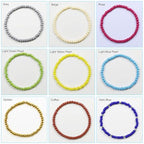Bala&Fillic Crystal Pearl Color 4mm Seed Beads About 1200pcs/100Grams in Bag, 6/0 Glass Craft Beads for Making Bracelet and Necklace (Crystal Pearl) - color: Crystal Pearl -4mm
