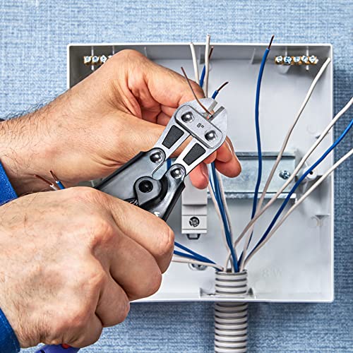 WORKPRO Mini Bolt Cutter 8-inch, Spring Loaded Small Heavy Duty Wire Cable Cutter, Snips Clippers with Soft Anti-Slip Handle - size: 8-inch/210mm, style: Bolt Cutter