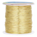 203 Feet Tarnish Resistant Copper Wires 24 Gauge/0.5mm Jewelry Craft Wires Beading Wire for Jewelry Making, Wire Wrapping and Crafting (Light Gold) - color: Light Gold, size: 24 Gauge