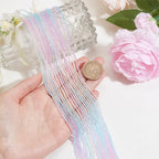 PandaHall 3720pcs 2mm Crystal Faceted Glass Beads, 20 Strands Tiny Loose Spacer Beads, Small Faceted Gemstone Strands for Bracelets Jewelry Making (Blue Gradient Mix)