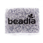 BEADIA Open Jump Rings Platinum 0.8x6mm 500pcs for DIY Jewelry Making Supplies - color: Platinum, size: 0.8*6mm