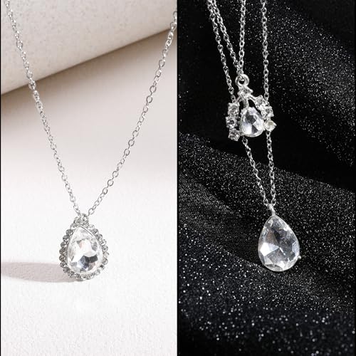 QFGasre 17.5 Inch Stainless Steel Necklace Chain 0.8mm Bulk Chain Necklace Silver Link Chains Adjustable Silver Chains Pack DIY Cable Jewelry Making Men Women 20pcs