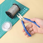 6 Inch Wire Flush Cutter Heavy Duty Wires Cutters with Non-Slip Handle Spring Loaded Side Cutter Wire Cutters for Crafting for Jewelry Making Crafts Electronics Zip Ties DIY Models