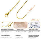 555Jewelry 1.2mm Stainless Steel Snake Chain Necklace for Men & Women, 16-28 Inch - color: Gold
