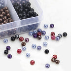 BEADNOVA Satin Pearls Beads for Crafts Tiny Loose Glass Imitation Pearls for Jewelry Making (4mm, 1000pcs, Multi Color) - color: 4mm 1000pcs Mix Lot M04