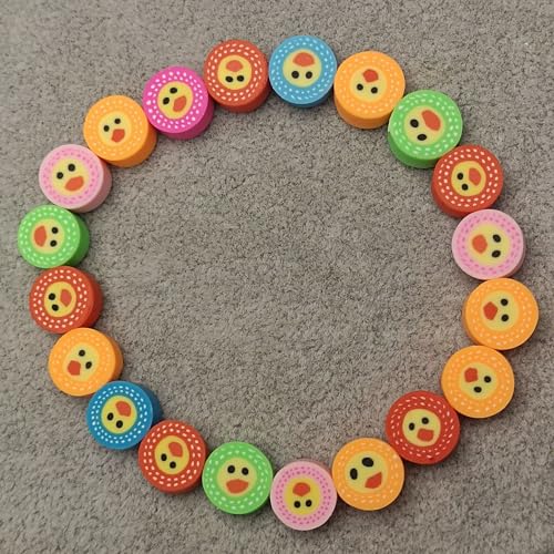 100pcs Duck Polymer Clay Spacer Beads for Women Jewelry Making DIY Bracelet Necklace Hair Clip Accessories (Duck) - color: Duck