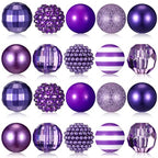 Ferreve 20 Pcs Chunky Bubblegum Beads 20mm Focal Pen Large Rhinestone Pearl Beads for DIY Beadable Pen School Jewelry Making Keychain Craft Making (Dark Purple) - color: dark purple