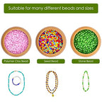 Xmada Electric Bead Spinner - Bead Spinner with 2PC Beading Needles and Seed Beads, Waist Beads Kit, Bead Spinner for Jewelry Making, Electric | Speed Adjustment Beading Tools (Pink) - color: Pink