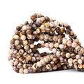 60PCS 6mm Natural Australian Zebra Gemstone Round Loose Beads Crystal Energy Stone for DIY Jewelry Making 1 Strand 15" - color: Australian Zebra, size: 6mm