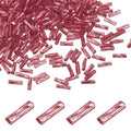 uxcell 1500Pcs Glass Bugle Seed Beads, 6x2mm Mini Long Tube Seed Beads Tube Loose Glass Seed Spacer Bead for DIY Earring Bracelets Necklace Jewelry Making Embroidery, Bright Red - color: Bright Red