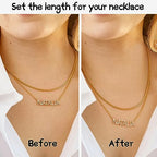 Gold Necklace Extenders,14K Gold Chain Extenders with Round Clasp, Durable Plated Solid Brass Necklace Bracelet Anklet Extension Chains(1 2 3 Inch,Gold) - color: B-Gold, size: 1,2,3inch