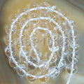AD Beads Natural Gemstones 8mm Round Loose Beads 15'' ~ 16'' Pick Stone (Smooth Clear Quartz) - color: Smooth Clear Quartz