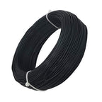 INSPIRELLE 18 Gauge 377 Feet Black Aluminum Craft Wire Bendable Metal Wire for Jewelry Craft Making - color: Black, size: 18 Guage (1.0mm)