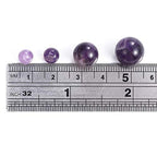BEADIA Natural Amethyst Crystal Stone Round Loose Semi Gemstone Beads for Jewelry Making 12MM 32PCS - color: Amethyst, size: 12mm