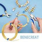 BENECREAT 14K Gold Plated Square Copper Wire - 16.4FT 20 Gauge Wire for Jewelry Making, Beading, Crafting - color: 14K Gold, size: 20 Gauge