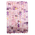BEADIA Faceted Natural Purple QuartzRutilated Crystal Stone Rondelle 3x4mm Loose Semi Gemstone Beads for Jewelry Making 38cm - color: Purple QuartzRutilated Faceted Rondelle, size: 3x4mm