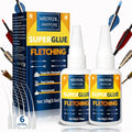 Fletching Glue 100g, Heavy Duty Arrow Glue Kit for Carbon, Aluminum, Wood Shafts, Instant & Clear Arrow Insert Adhesive Bonder for Fletching Vanes, Feathers and Inserts - size: 100g, style: Fletching Glue