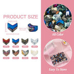 184Pcs Electroplate Glass Arrow Beads Colorful Arrow Shape Glass Beads Loose Spacer Beads 5mm for DIY Bracelet Earring Jewelry Making Crafts - color: Arrow Shape