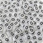 200PCS Letter Beads Glow in The Dark 4x7mm Acrylic Alphabet Letter D Beads for Jewelry Making Bracelet - color: D-200PCS