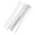 The Beadsmith Twisted Beading Needles - 2.5" (6.35 cm) Collapsible Eye Beading Needle, Extra-Fine (0.14 mm Diameter), Stainless Steel Flexible Wire for Stringing, Jewelry Making, Pack of 50 - style: Extra-Fine