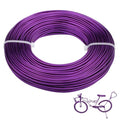 12 Gauge Aluminum Wire 100FT, 2mm Bendable Metal Anodized Aluminum Wire for Sculpting Jewelry Making Crafts Wreath Beading Floral(Purple) - color: Purple