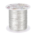 BENECREAT 24 Gauge 87 Yards Tarnish Resistant Silver Wire Jewelry Beading Wire for Beading Wrapping and Other Jewelry Craft Making - color: Silver, size: 24 Gauge
