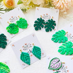 Leaf Shape Polymer Clay Cutters Set – Molds and Clay Cutters for Polymer Clay, Botanical Clay Earring Tools - color: B color
