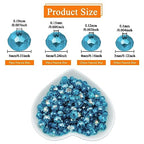 786pcs Crystal Rondelle Faceted Beads 3mm 4mm 6mm 8mm Gemstone Glass Beads Loose Beads for Jewelry Making,Bracelets Necklaces Earrings Wind Chimes Suncatchers(Peacock Blue AB) - color: Peacock Blue, size: 3mm,4mm,6mm,8mm