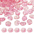 uxcell 50 Pcs Rose Beads, 0.55" Glass Flower Rose Charm Carved Loose Spacer Crystal Craft Beads for DIY Jewelry Making Bracelet Beading Projects Supplies, Rose Red - color: Rose Red