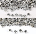 1000pcs Silver Mixed Round Acrylic Letter Beads 4x7mm Black Alphabet Number Beads for Jewelry Making and DIY Bracelets - color: Silver/Black Letter&Number, size: 4x7mm