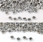 1000pcs Silver Mixed Round Acrylic Letter Beads 4x7mm Black Alphabet Number Beads for Jewelry Making and DIY Bracelets - color: Silver/Black Letter&Number, size: 4x7mm