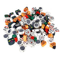 100 Pcs Polymer Clay Beads Mixed Heishi Spacer Beads Supplies for DIY Bracelet Earring Necklace Jewelry Making (Halloween-2) - color: Halloween-2
