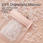 30 PCS Clear Plastic EVA Anti Tarnish Jewelry Storage Bags, Zip Ziplock Jewelry Pouches for Selling & Gift, Little Mini Travel Organizer for Ring Earing Chain Bracelet (L) - size: L(3.4"*4.1")