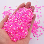 Blinginbox 50000pcs Flatback Rhinestones,Resin Non Hotfix Rhinestones Large Quantity Wholesale for Crafts DIY Creative Design,Clothes,Makeup,Nail Art (2mm=0.08", Lt.Rose AB) - color: Lt.Rose AB, size: 2mm=0.08"
