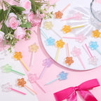 20Pcs Lollipops Resin Charms Colorful Heart Lollipop Charms Candy Dangle Pendants Lollipops Charm Pendant Bulk for Earrings Bracelets Necklaces Jewelry Making DIY Crafts Supplies - size: 64x24mm