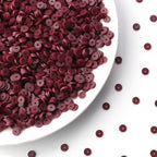 Maroon Polymer Clay Beads, 6mm Burgundy Heishi Bead for Jewelry Bracelets Necklace Making 1000PCS - color: Maroon