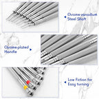 Chumia 8 Pieces Precision Jewelers Screwdriver Set, Micro Watch Repair Screwdriver Set 0.6-1.6 mm for Watch, Eyeglasses, Jewelry Work, Electronics Repair(Flathead, Phillips) - size: 0.6-1.6 mm, style: Flathead, Phillips