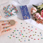 SUNNYCLUE 1 Box 334Pcs Flat Gemstone Beads Heishi Stone 4mm Gemstone String Semi Flat Round Disc Stones Energy Healing Gem Spacer Loose Beads for Jewelry Making Findings DIY Gifts