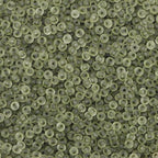 4mm Frosted Glass Seed Beads Bulk, 1000pcs Small Round Glass Bead Matte Loose Spacer Beads for Beading, Friendship Bracelet, Pendants, Key Chains, Necklaces, Hairpins, Olive Green - color: Olive Green