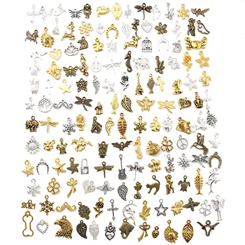 Retro Pendant Charms, Pendants Bulk Craft Charms Accessories for Jewelry Craft Bracelet Necklace Earring