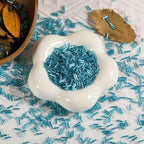 2000Pcs Tube Seed Beads 2x7mm Mini Long Glass Bugle Bead Small Craft Loose Spacer Beads for DIY Phone Charms Waist Bead Bracelets Earrings Necklaces (Sky Blue) - color: Sky Blue
