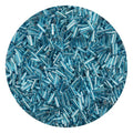 2000Pcs Tube Seed Beads 2x7mm Mini Long Glass Bugle Bead Small Craft Loose Spacer Beads for DIY Phone Charms Waist Bead Bracelets Earrings Necklaces (Sky Blue) - color: Sky Blue